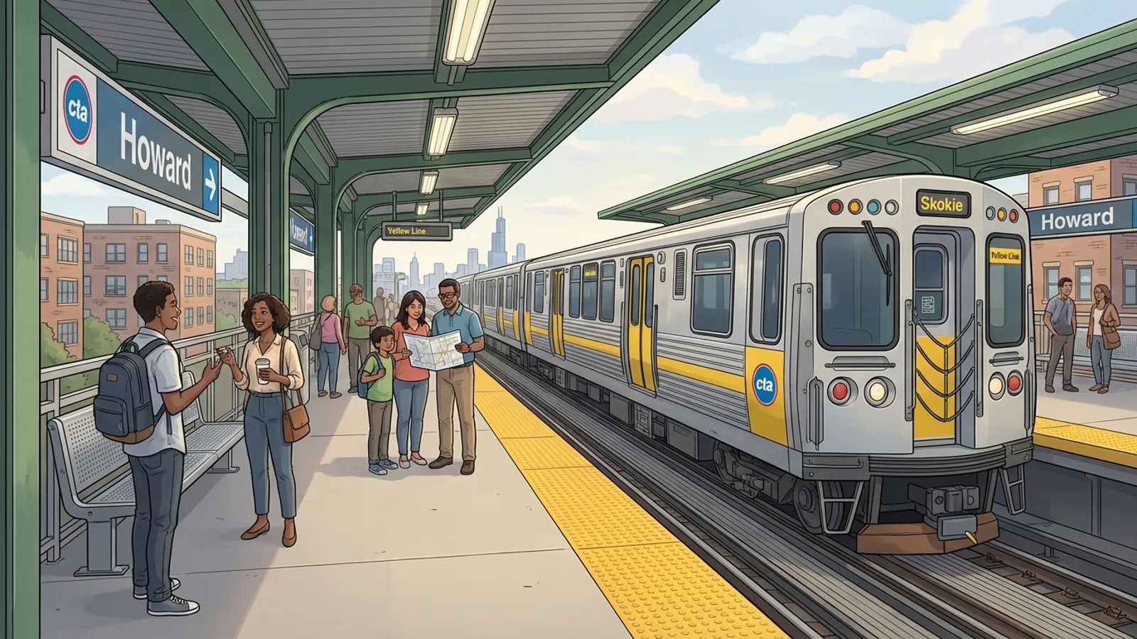 Chicago CTA Works to Restore Howard Station Access