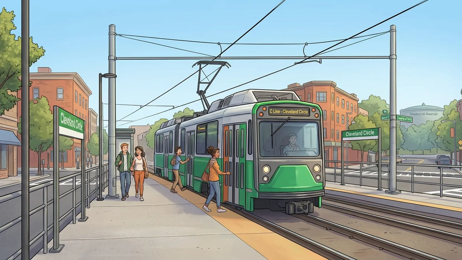 Boston Green Line Adapts After Wire Failure