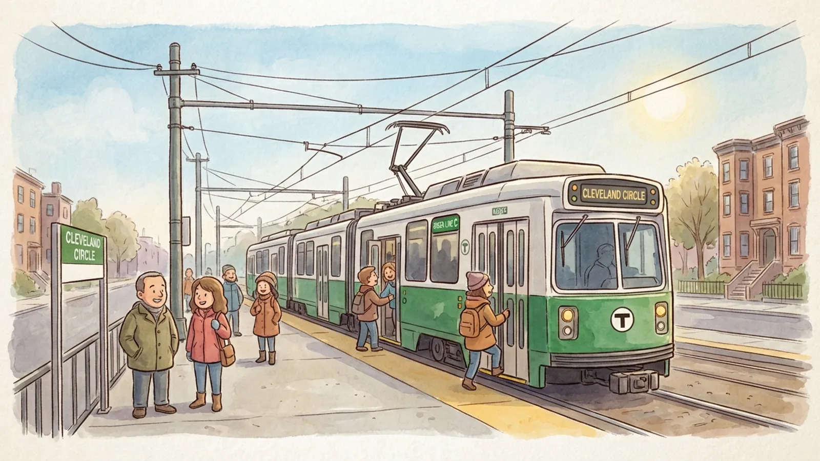 Boston Green Line Adapts With Shuttle Service