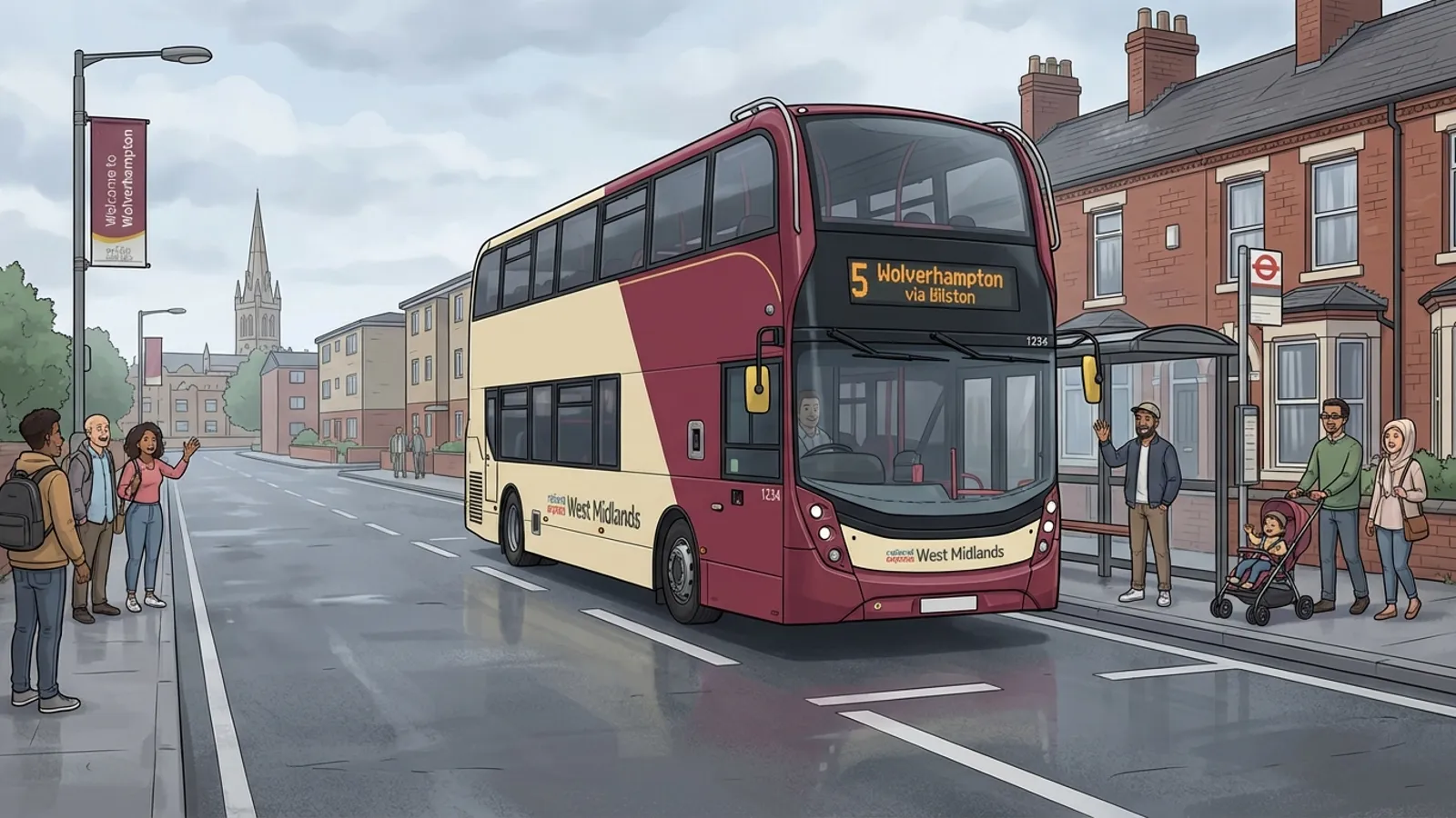 West Midlands Buses Adapt to Wolverhampton Closure