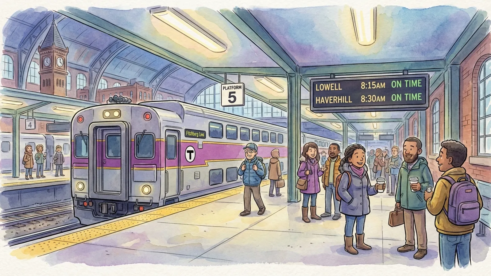 Boston MBTA Adapts Service After Train Cancellation