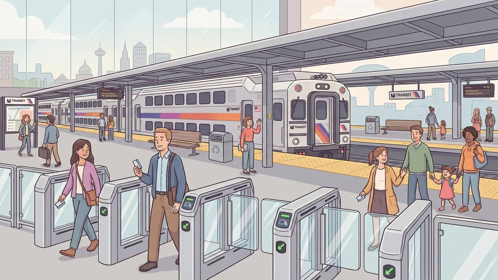 NYC-NJ Transit Shifts to Contactless Payment Era