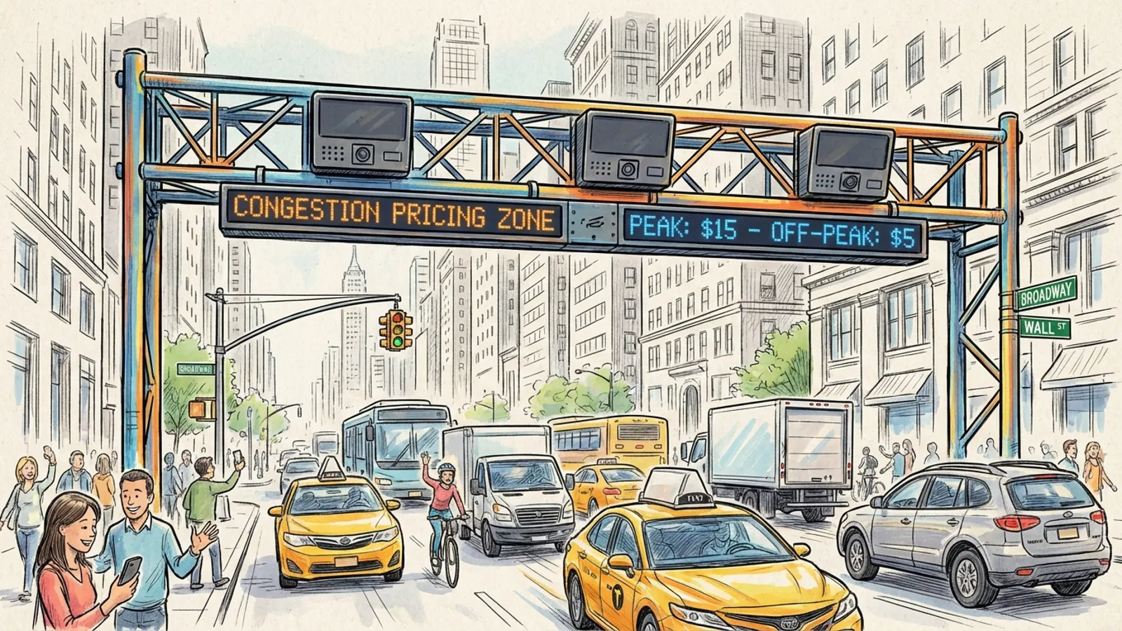 NYC Congestion Pricing Cuts Crashes After Year