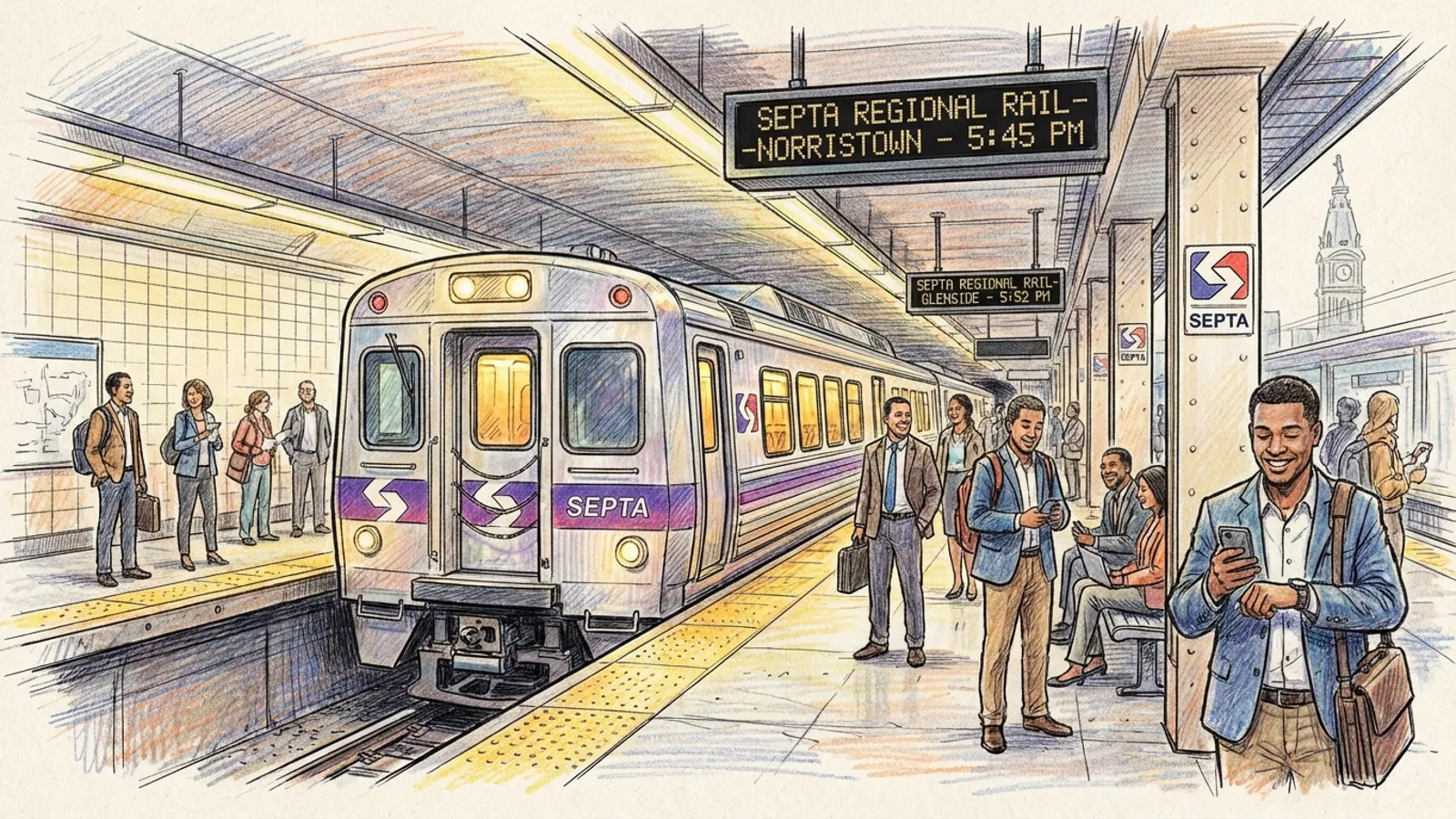 Philadelphia Transit Adapts to Minor Delay