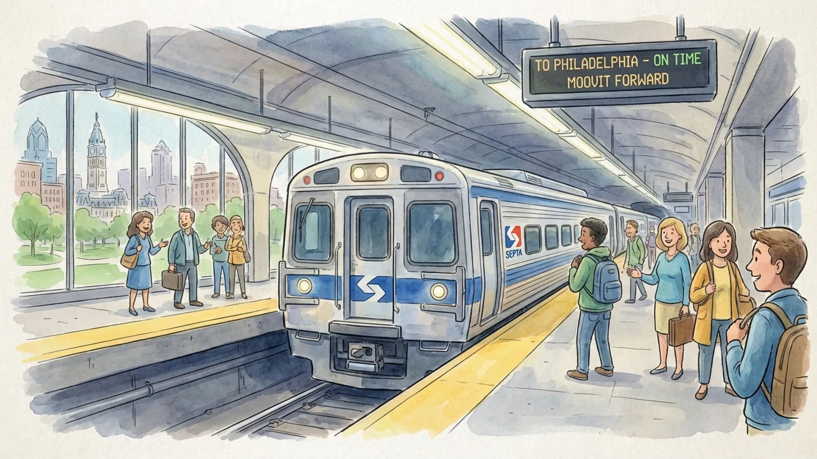 Philadelphia Trains Adapt After Track Obstruction