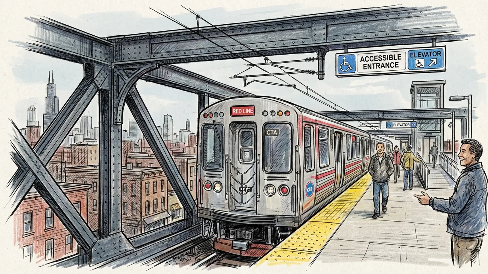 Chicago Red Line Elevator Down, CTA Offers Alternatives