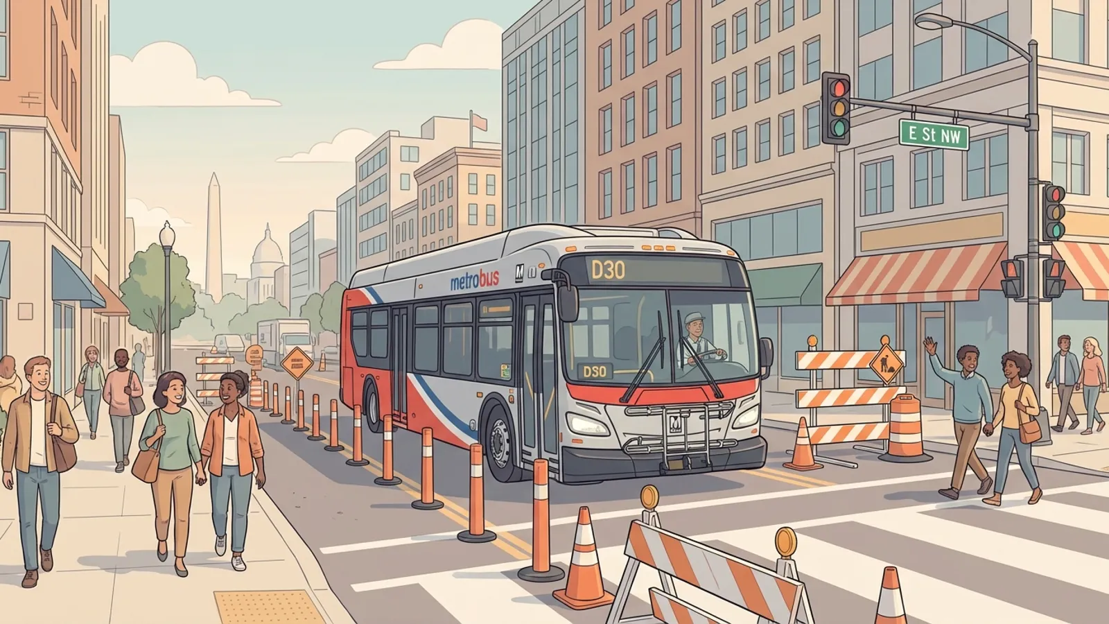 D30 Bus Detours as DC Infrastructure Evolves