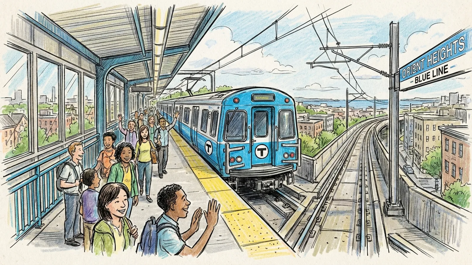 Boston Blue Line Resumes Service After Signal Upgrades