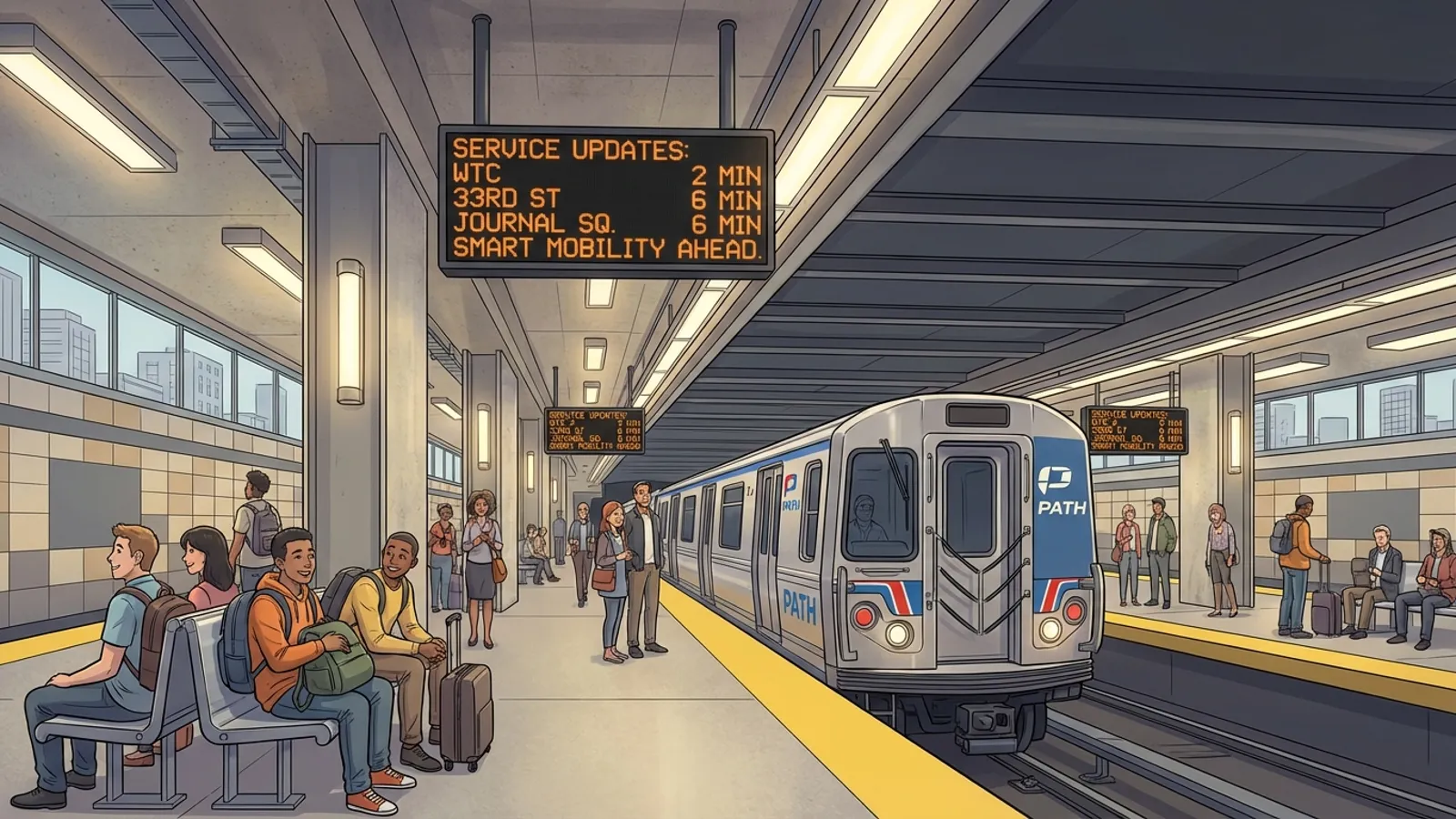 NYC PATH Adapts Platforms for Infrastructure Work