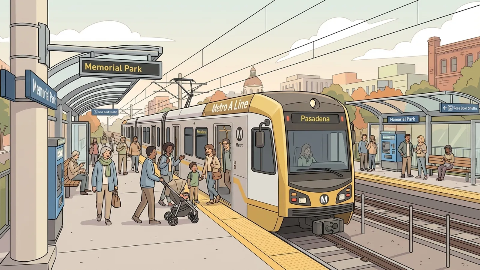 LA Metro A Line Eases Rose Bowl Event Access
