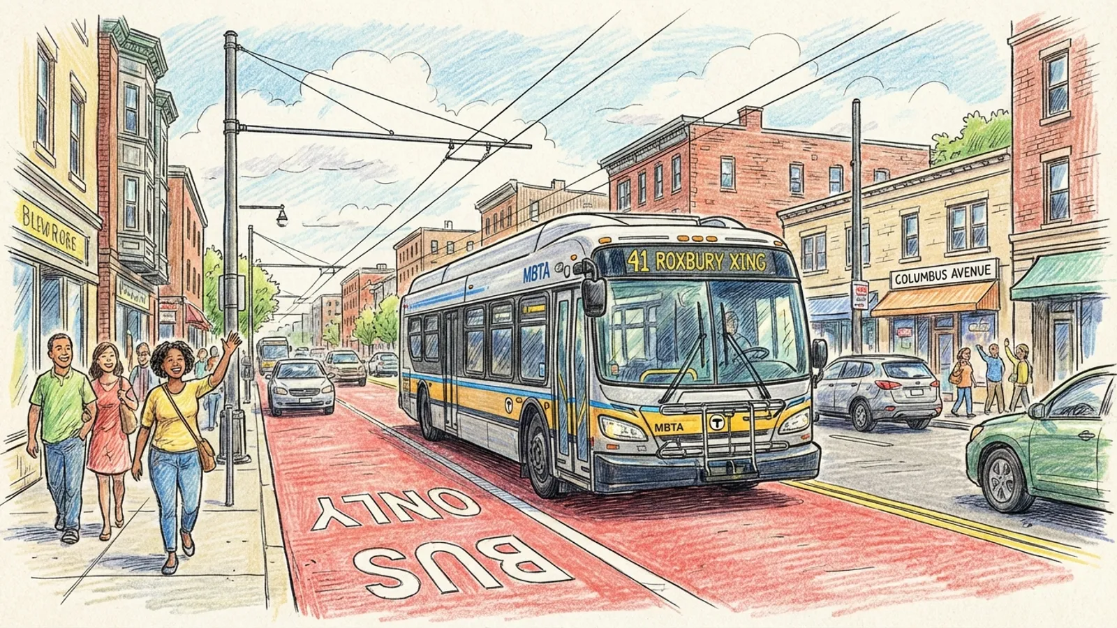Boston Expands Bus Lanes After Successful Test