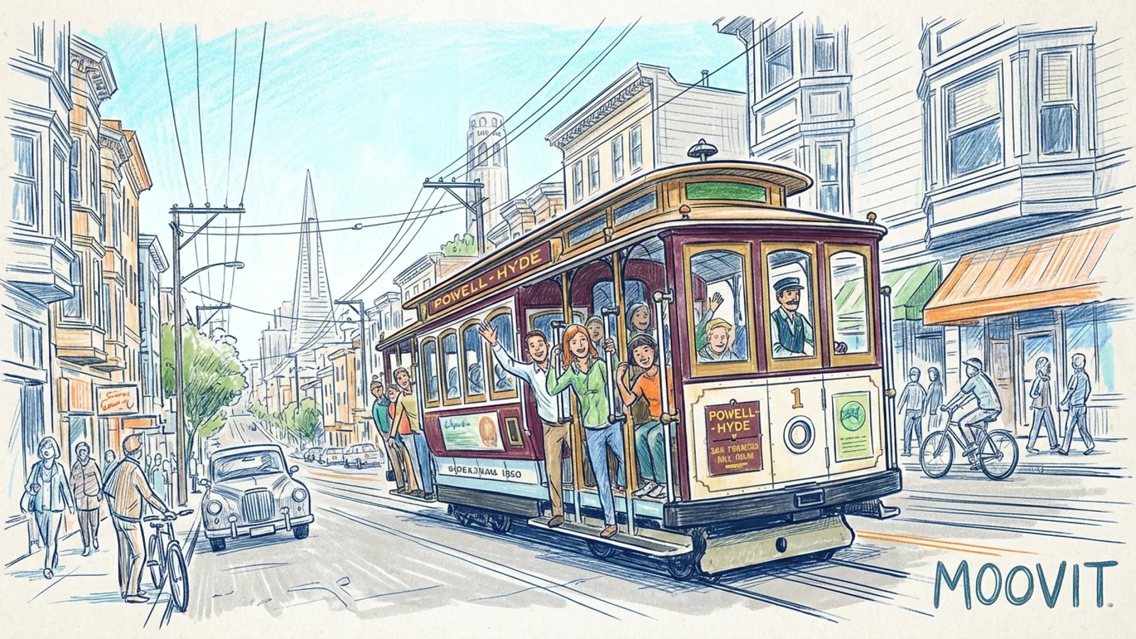 SF's Powell Cable Car Returns to the Rails