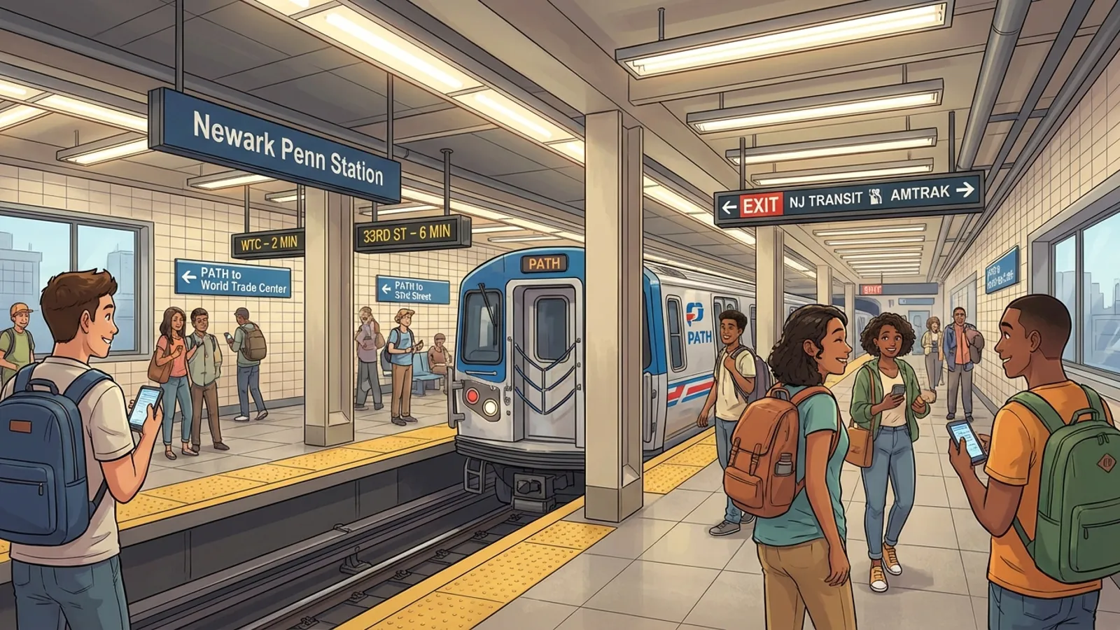 NYC PATH Adapts Platforms for Station Upgrades