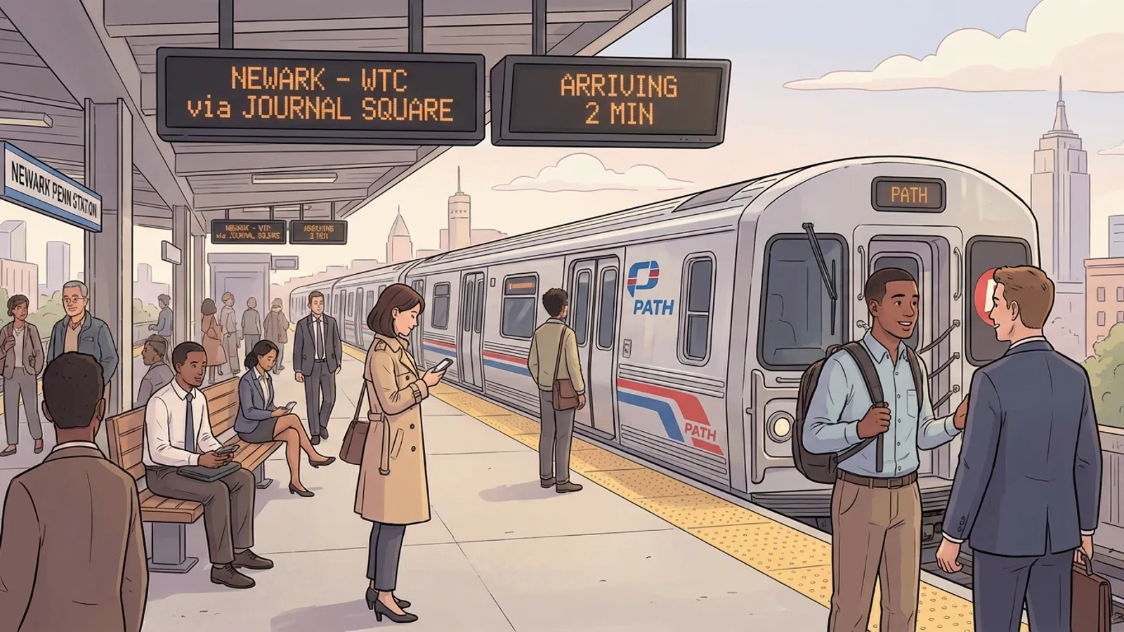 NYC PATH Adapts Platforms for Infrastructure Work