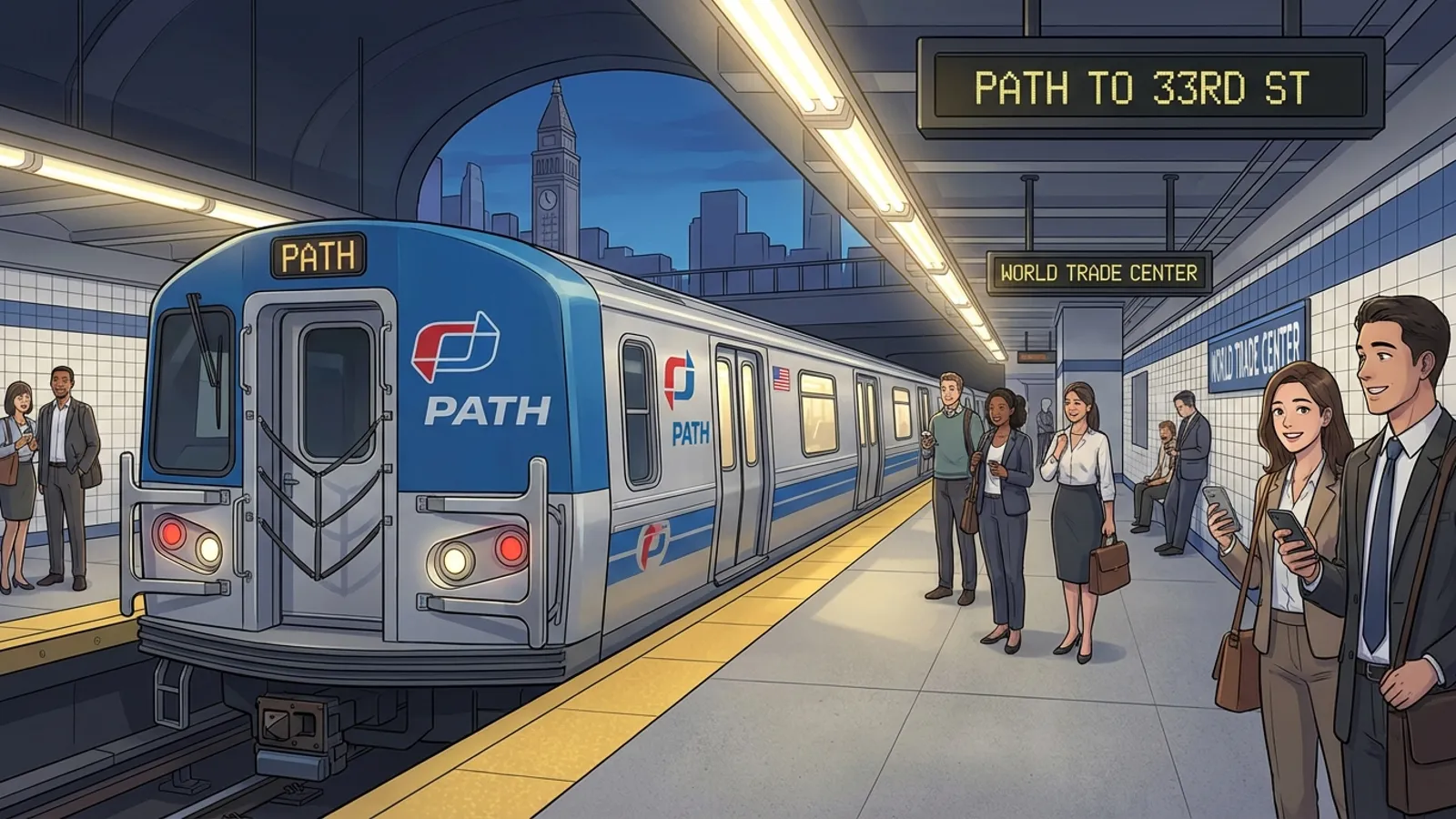 NYC PATH Stations Go 24/7 for New Year's Week
