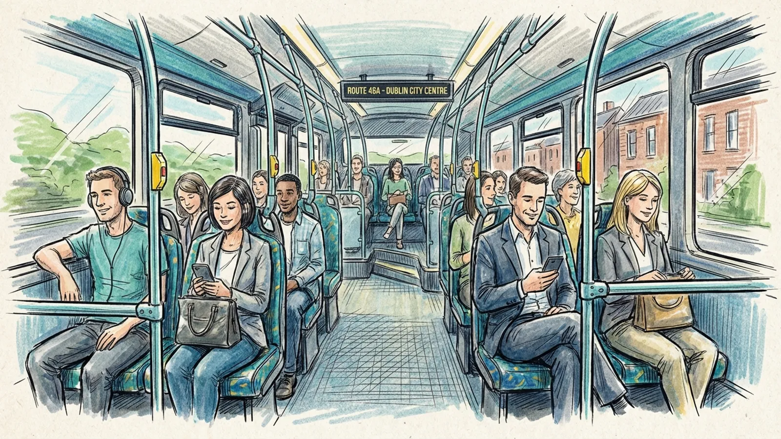 Ireland Buses Promote Headphone Use for Better Rides