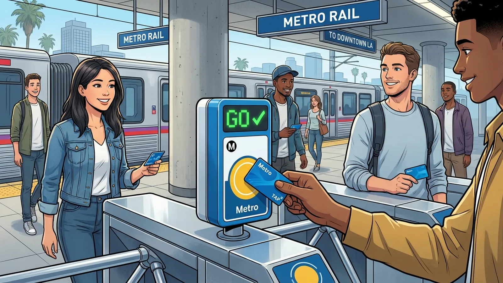 LA Metro Reminds Riders: TAP Card Help Available