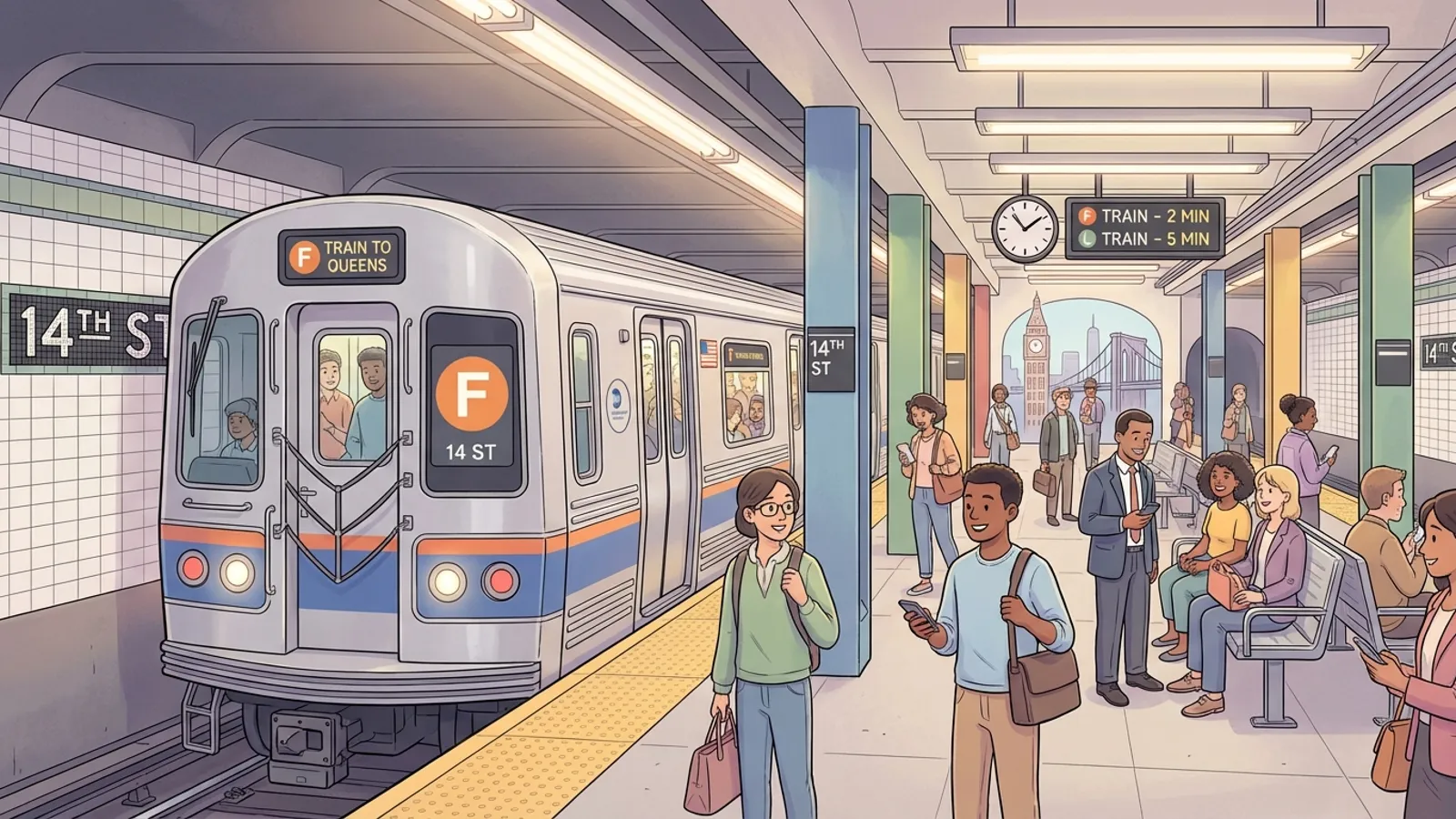 NYC 14th Street Station Back to Normal Service