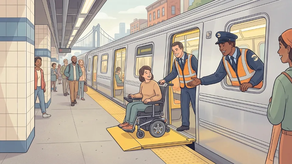 NYC Transit Bridge Plates Help Riders Board Safely