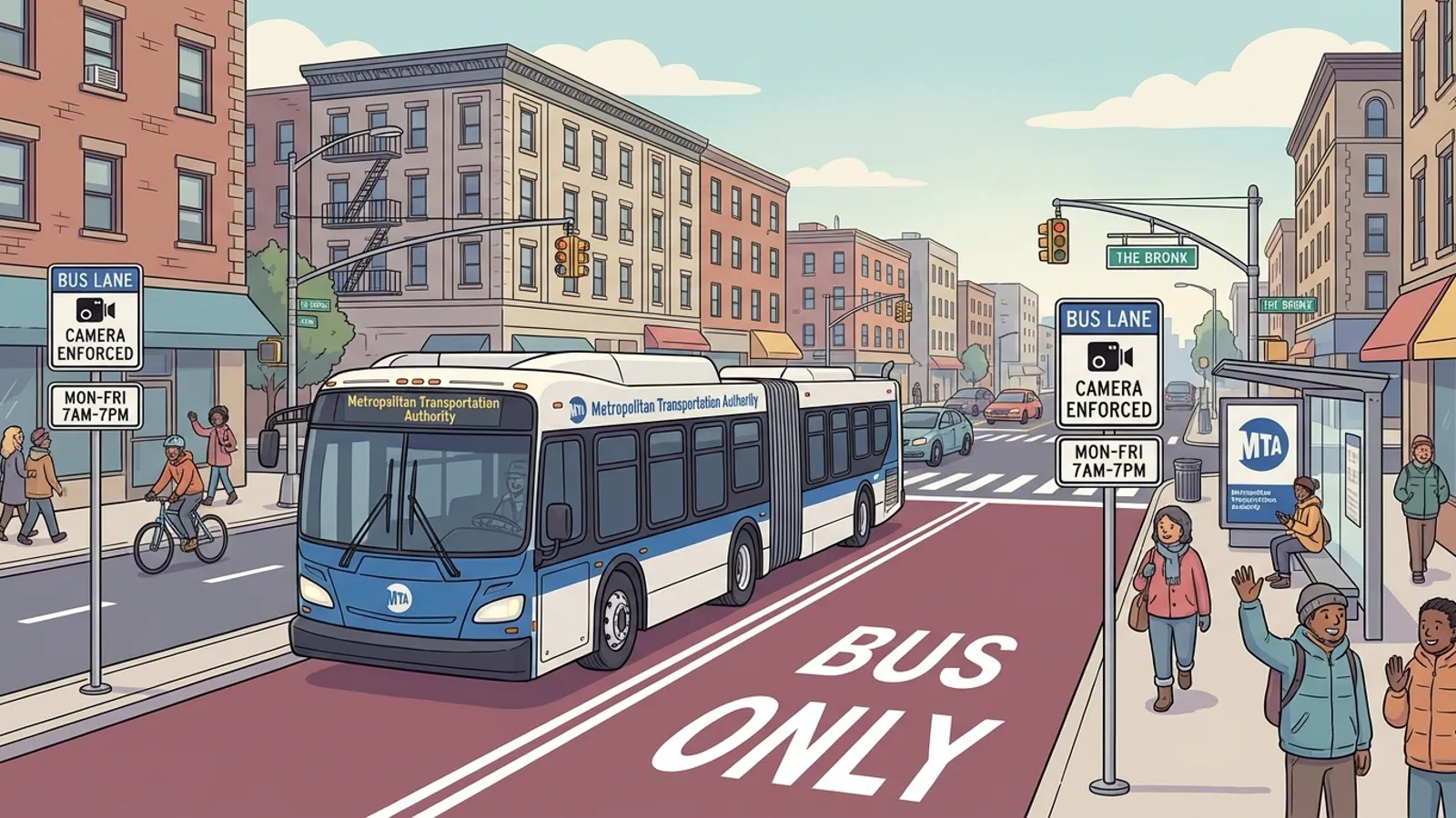 NYC Buses Get Faster With New Camera Enforcement
