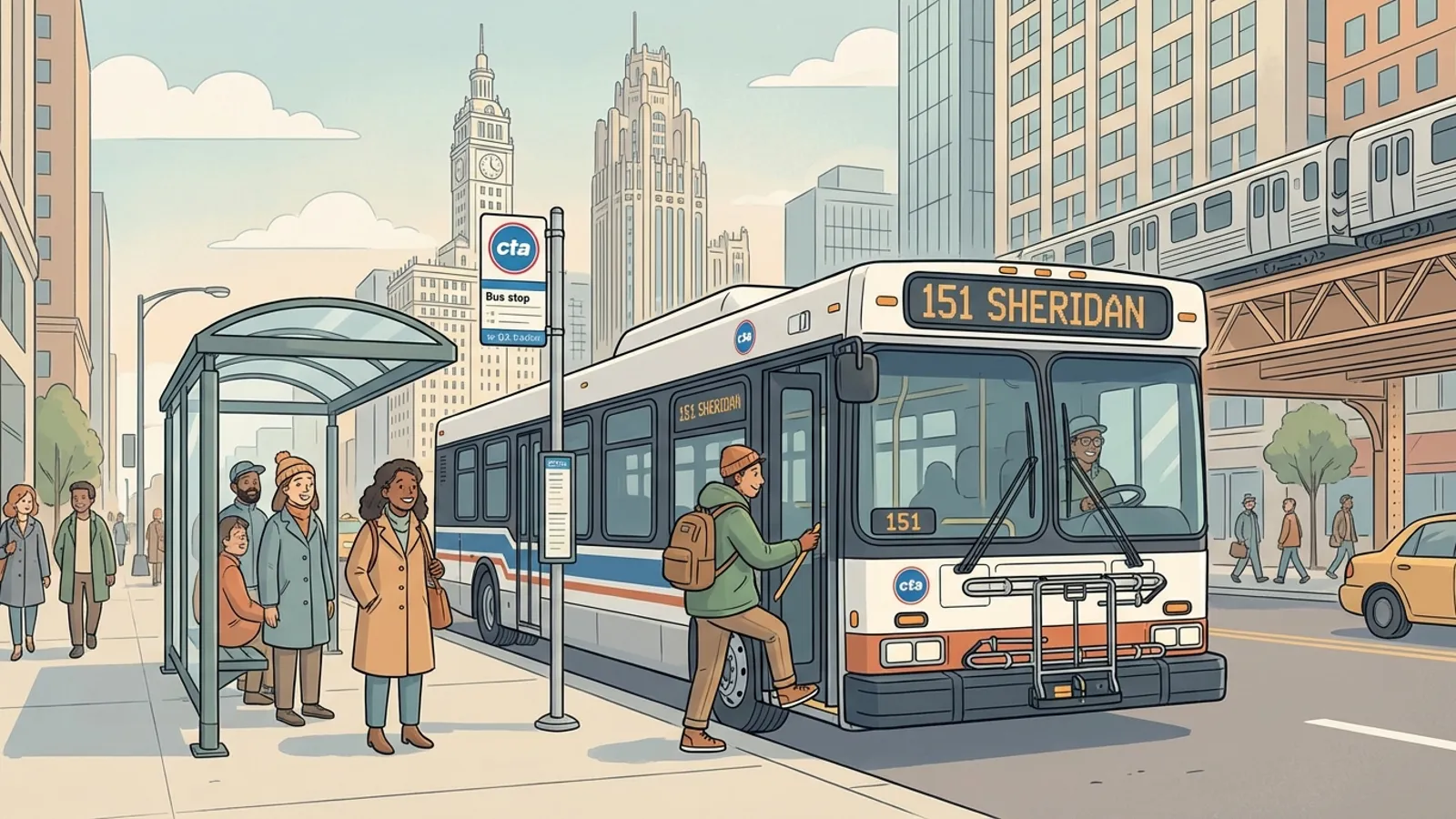 Chicago CTA Adjusts All Bus Routes to Match New Demand