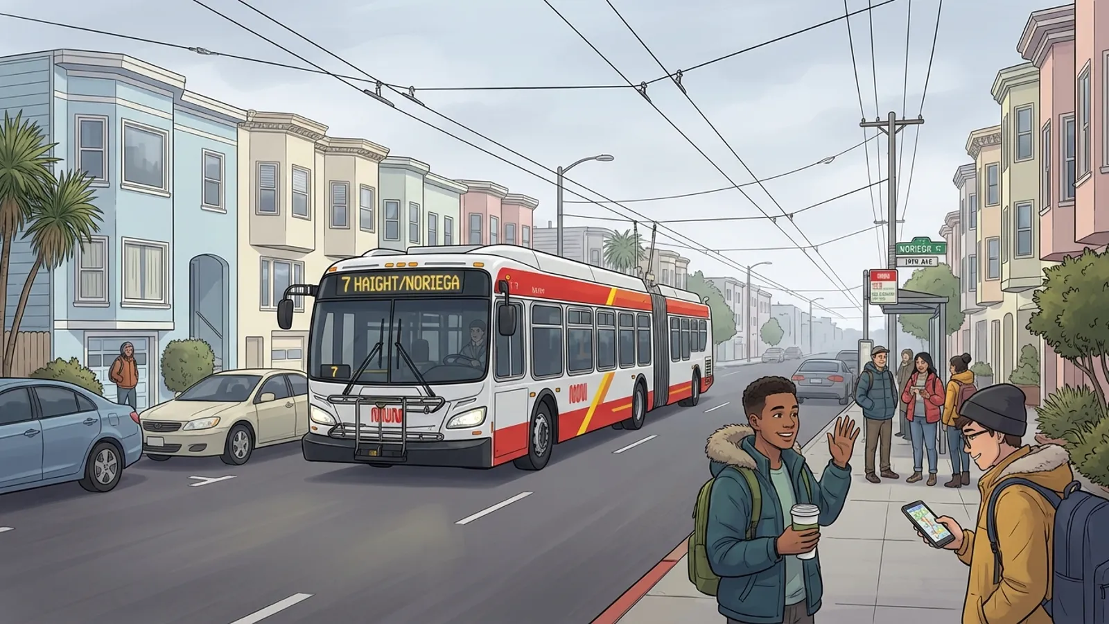 SF Route 7 Reroute Keeps Sunset District Moving