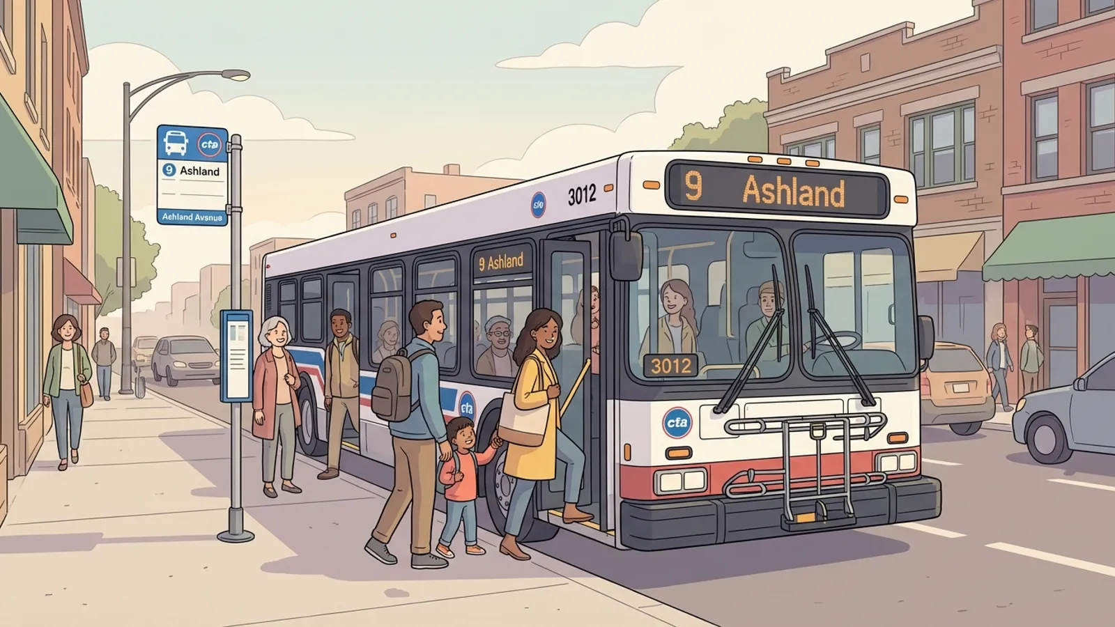 Chicago CTA Boosts Service on Key Ashland Route