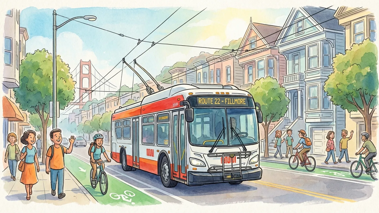 SF Muni 18 Line Back on Track After Brief Delay