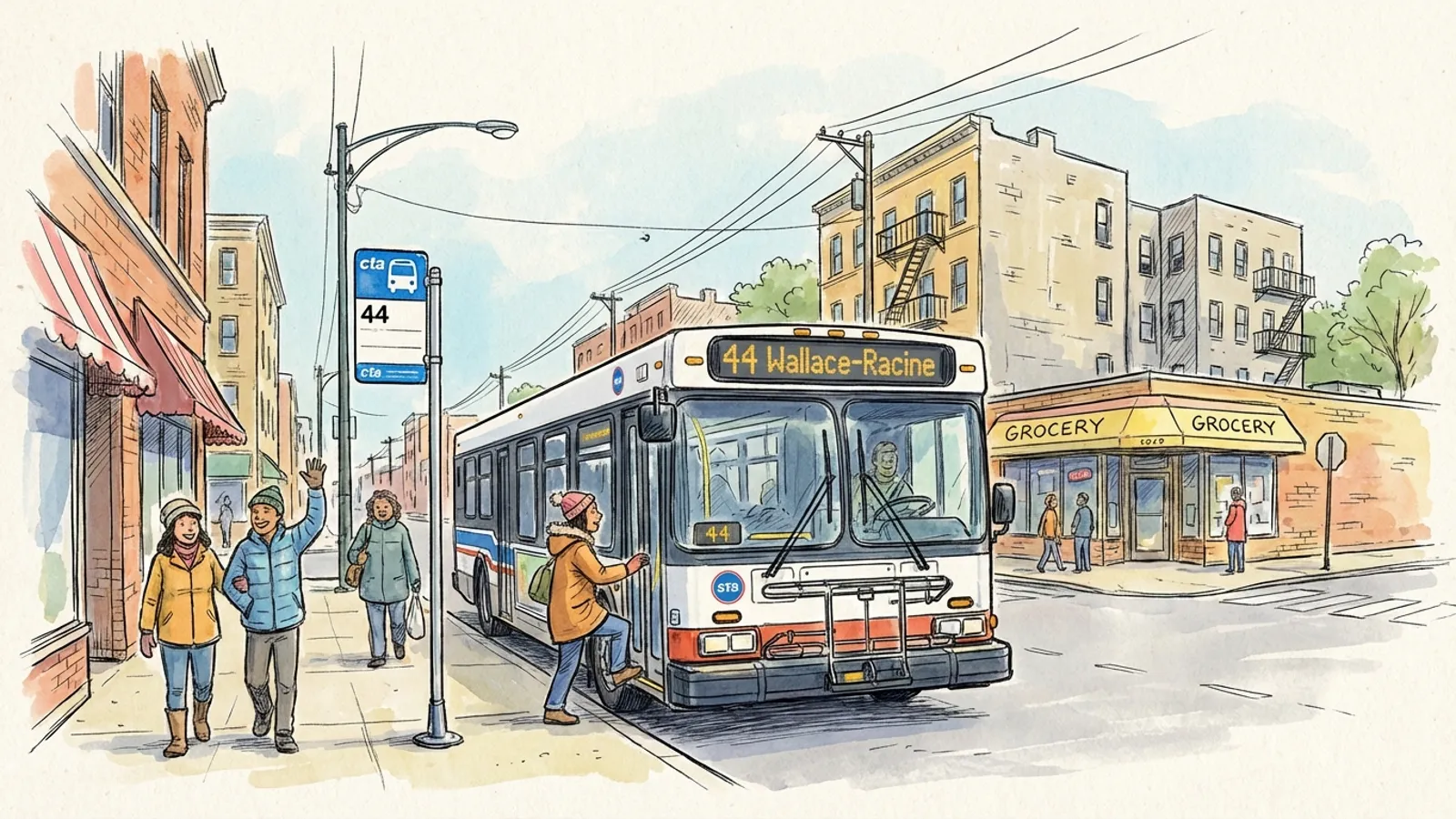 Chicago Route 44 Adapts With Temporary Stop Changes