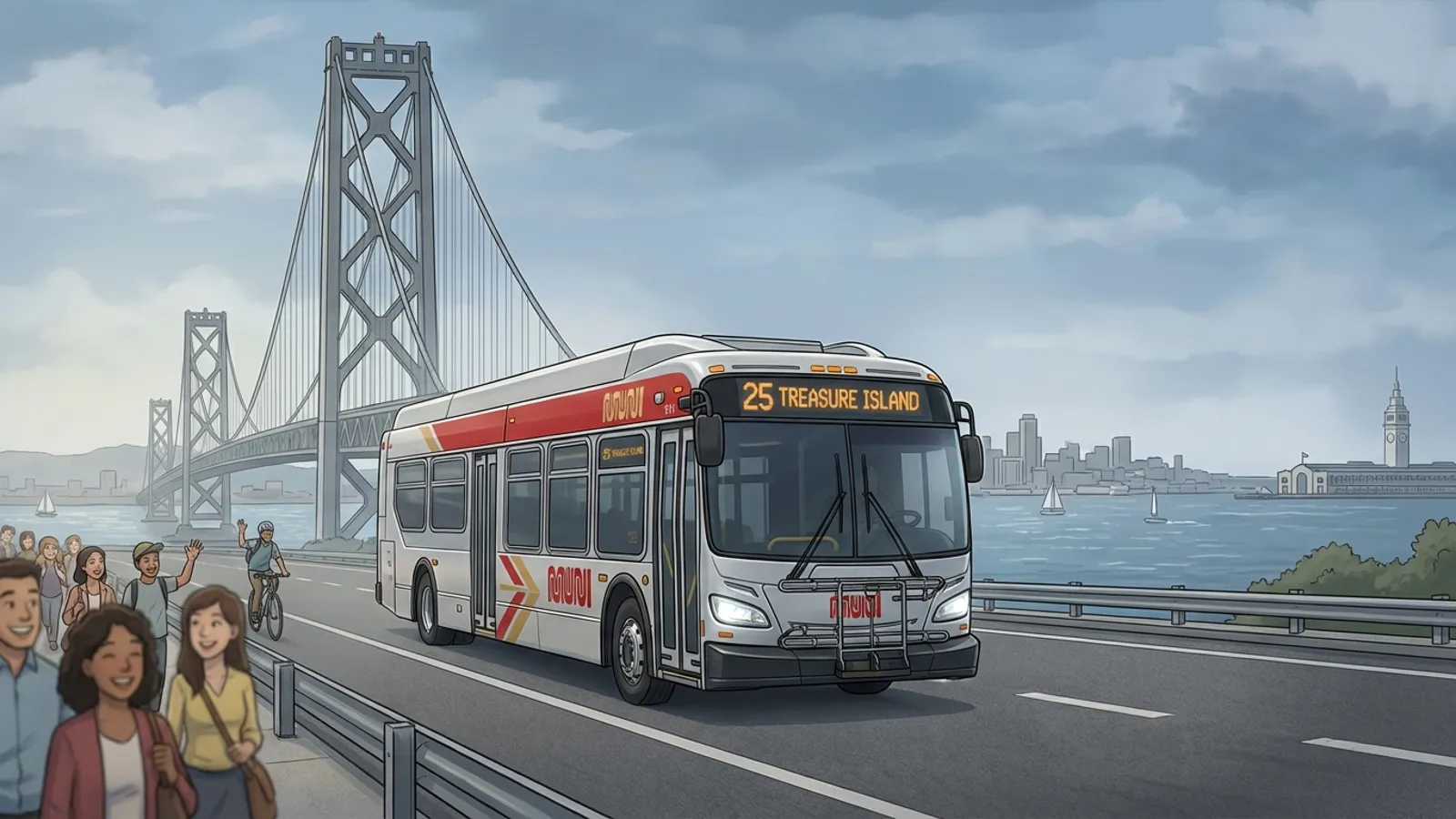 SF Muni Adapts Route 25 for Youth Rugby Event