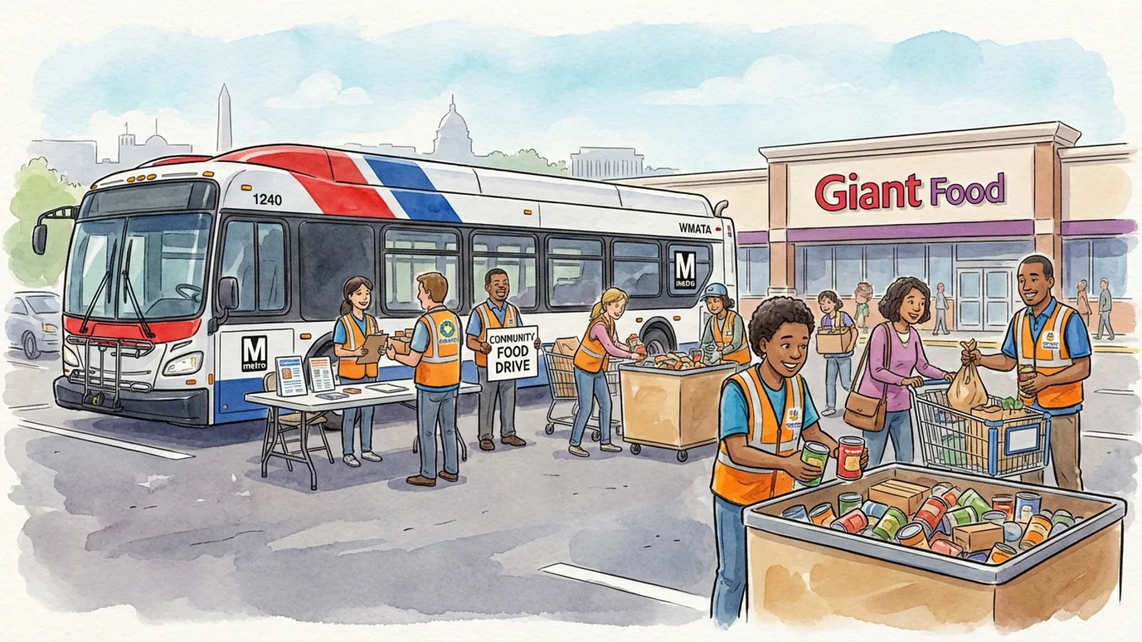 DC-Maryland-Virginia Metro Turns Buses Into Hope