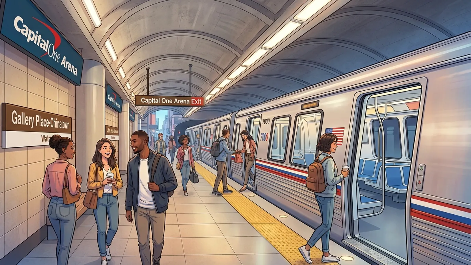 DC Metro Promotes Transit for Wizards Game