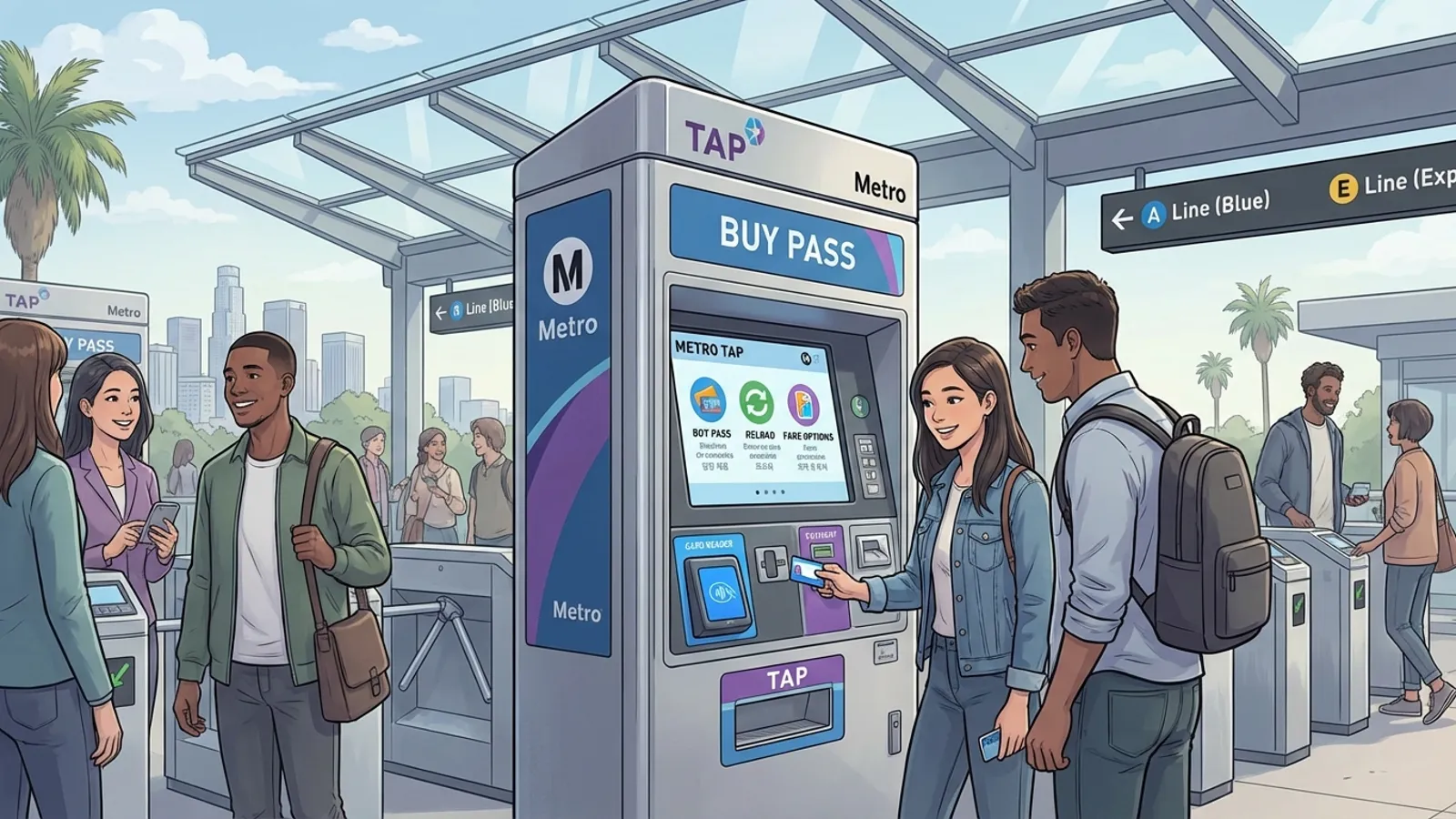 LA Metro TAP Outage Pushes Riders to Adapt