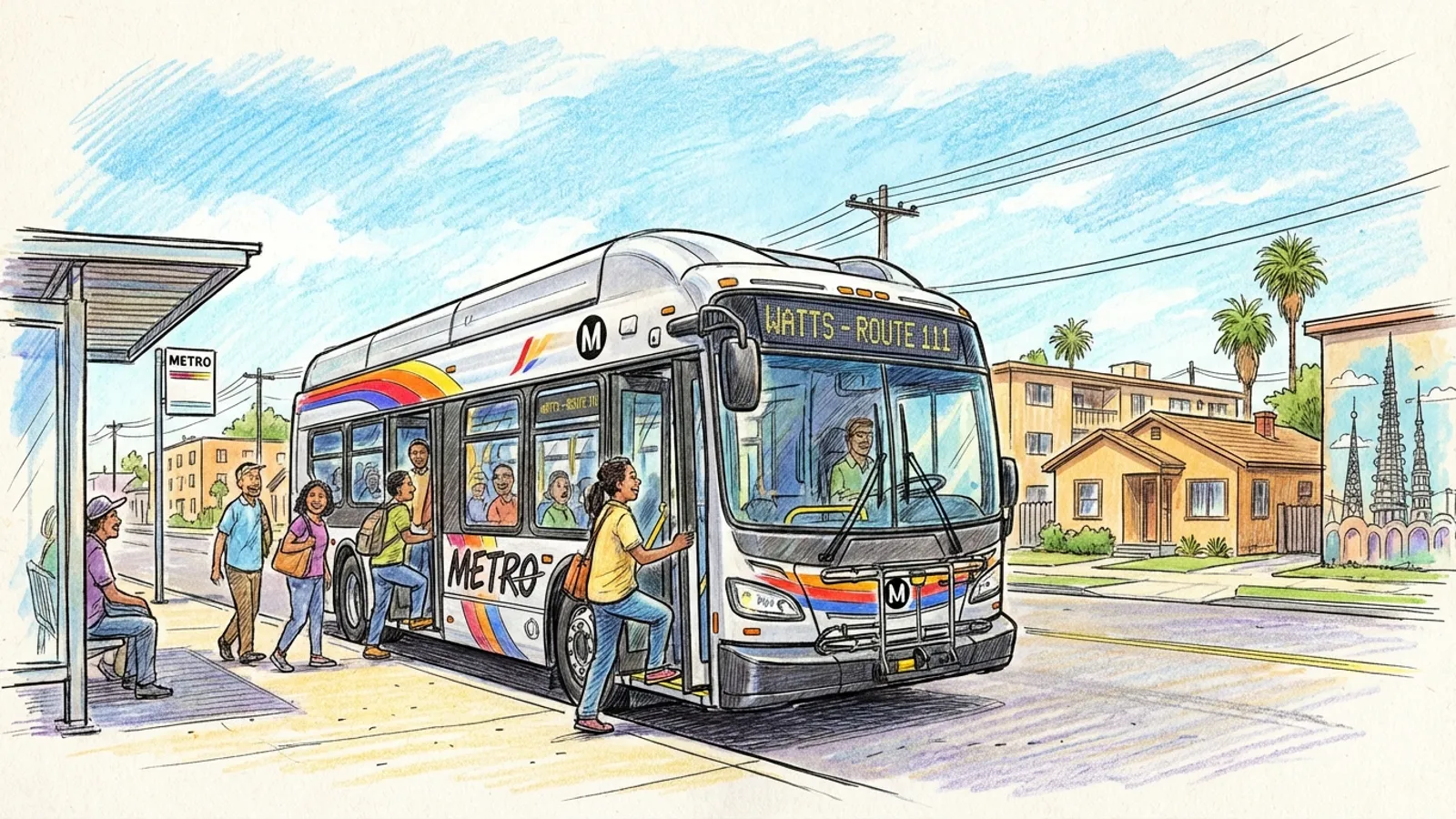LA Metro Brings 10 Electric Buses to Watts