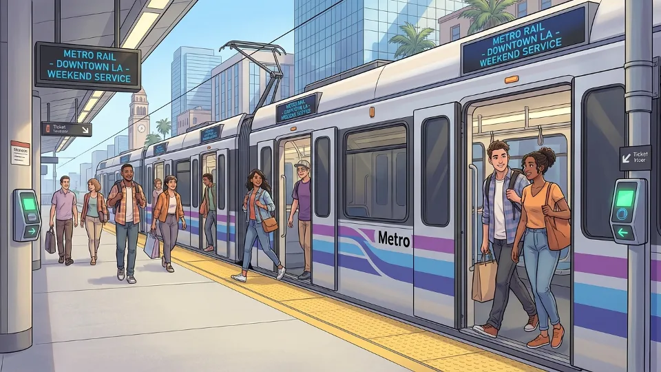 LA Metro Promotes Transit for Weekend Events