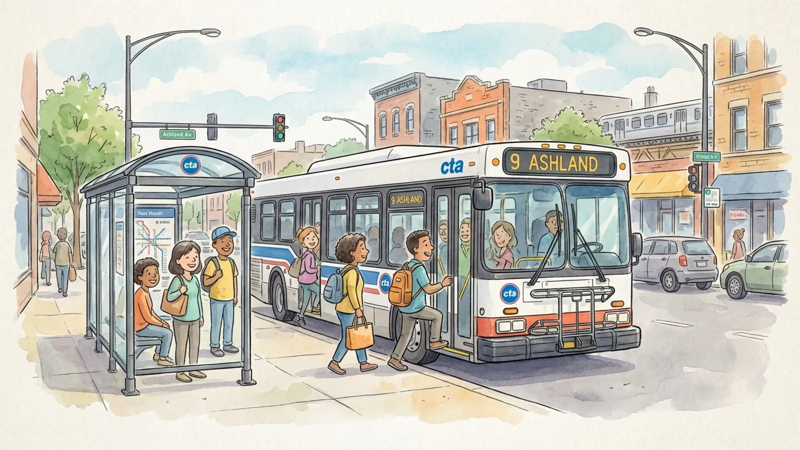 Chicago CTA Adds Service on Busy Route #9