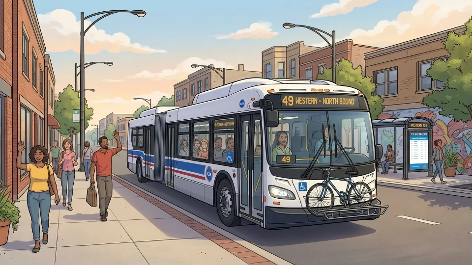 Chicago CTA Adjusts Route 49 Stop to Keep Service Moving