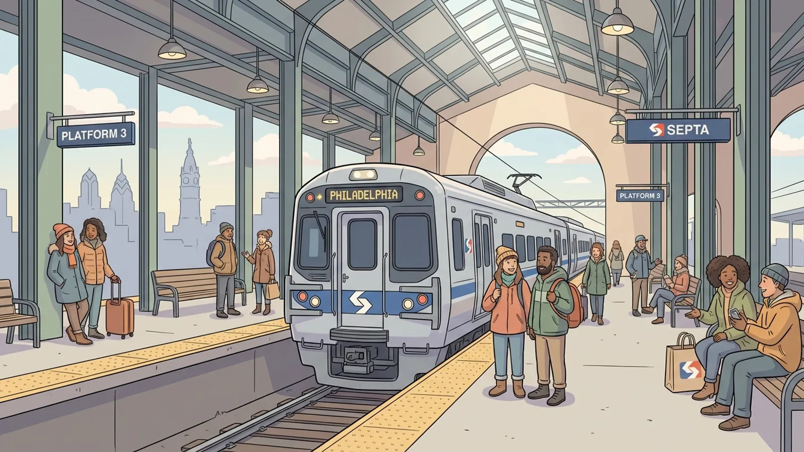 Philadelphia Train Delay Shows Real-Time Tracking at Work