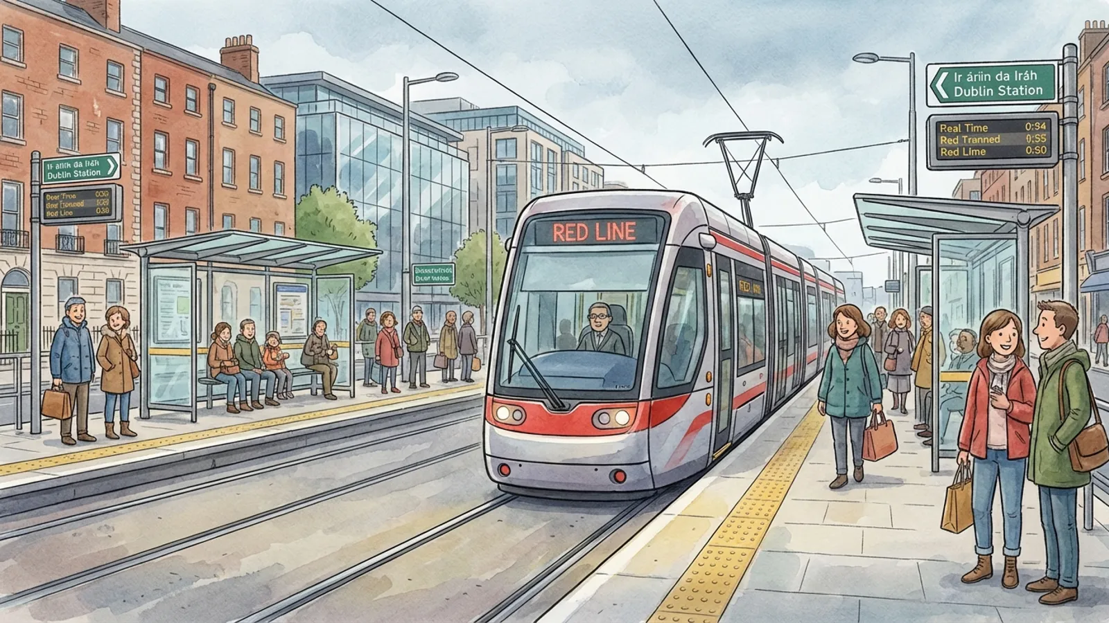 Ireland's Luas Adapts Service After Signal Fault