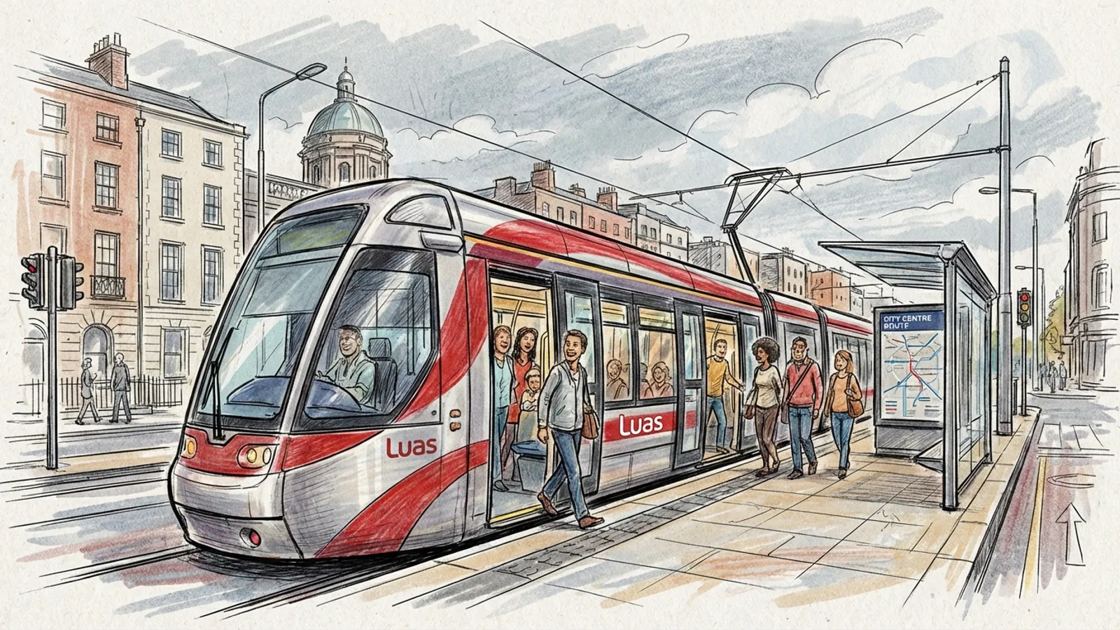 Dublin's Luas Red Line Back on Track