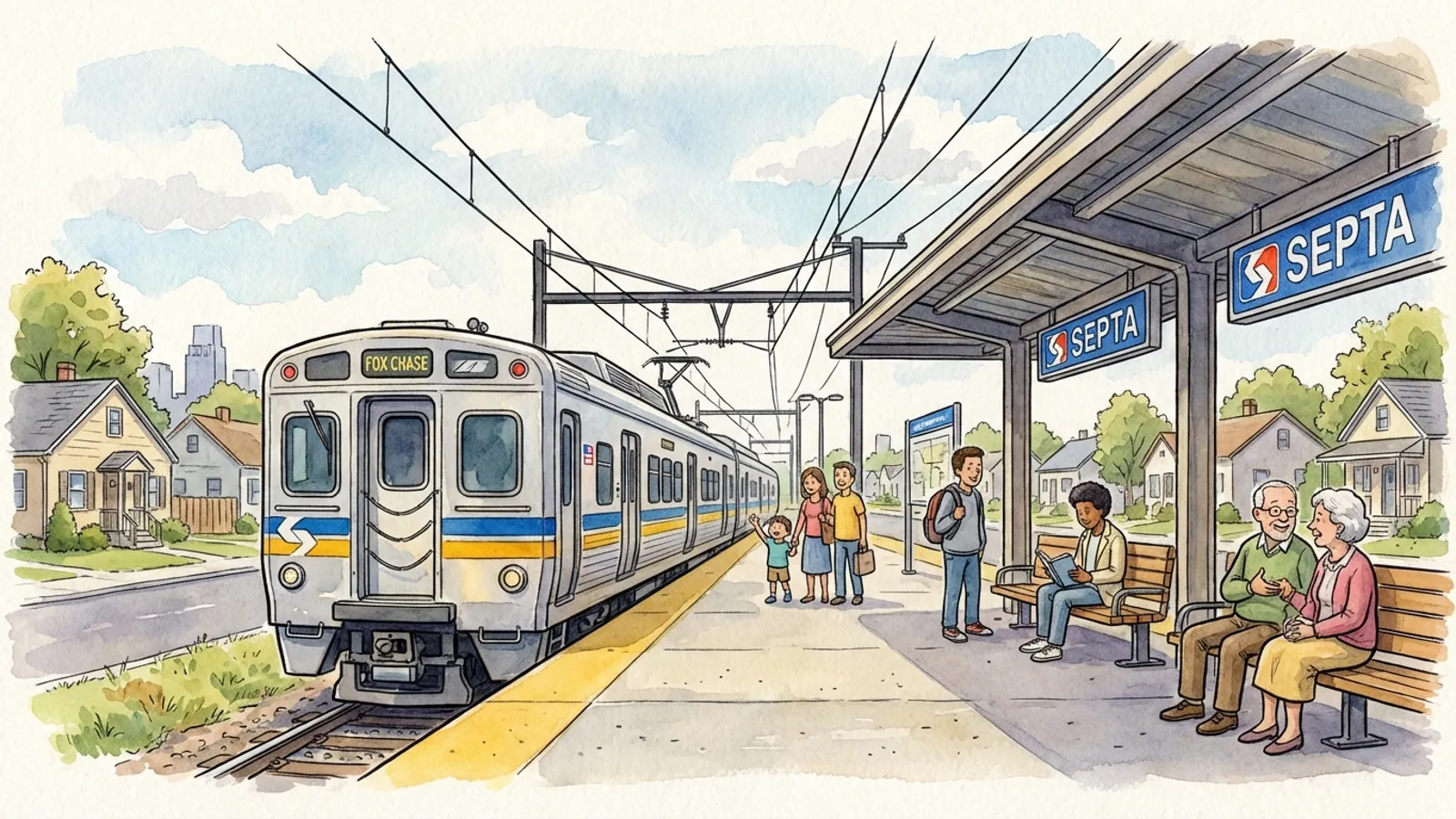 Philadelphia Track Work Brings Temporary Shuttle Service