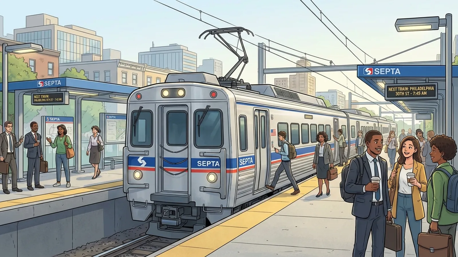 Philadelphia Train Delay Fixed, Service Restored