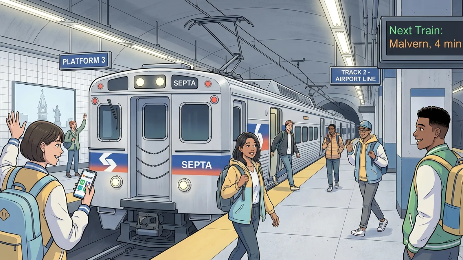 Philadelphia Train Delay Sparks Better Rider Alerts