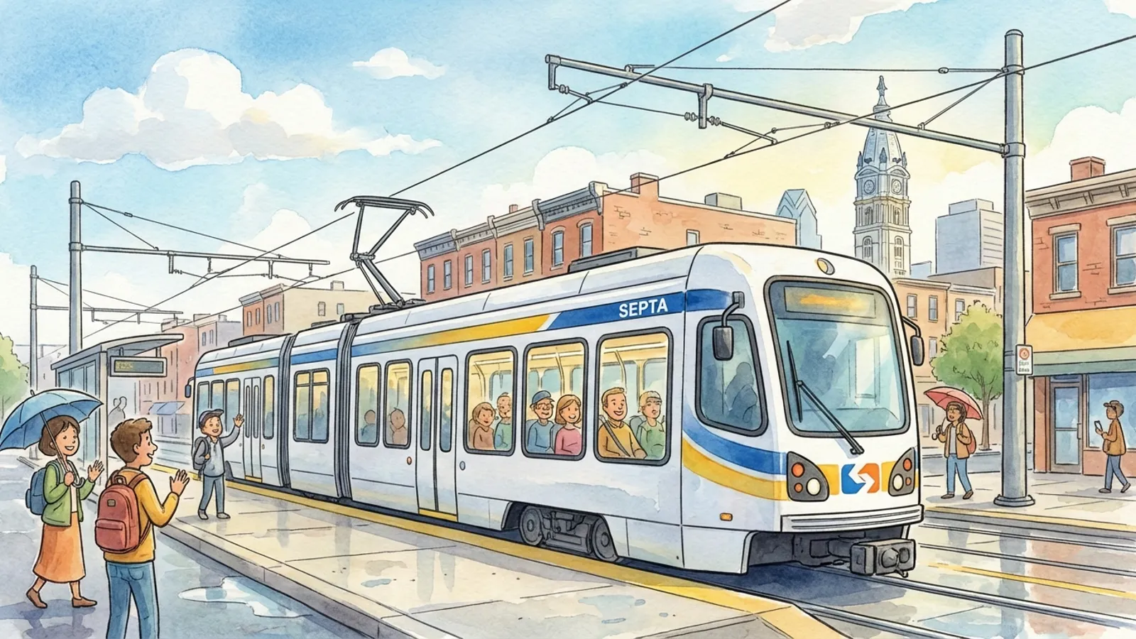 Philadelphia Trolleys Pause for Track Upgrades