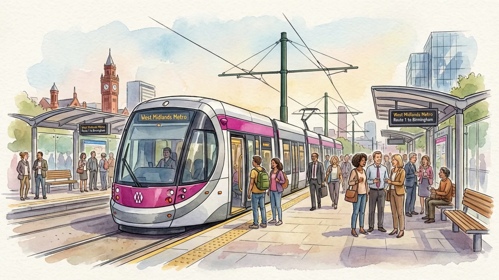 West Midlands Metro Adapts Service Amid Tram Shortage