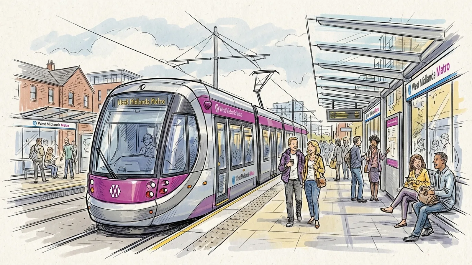 West Midlands Metro Adjusts Service as Network Evolves