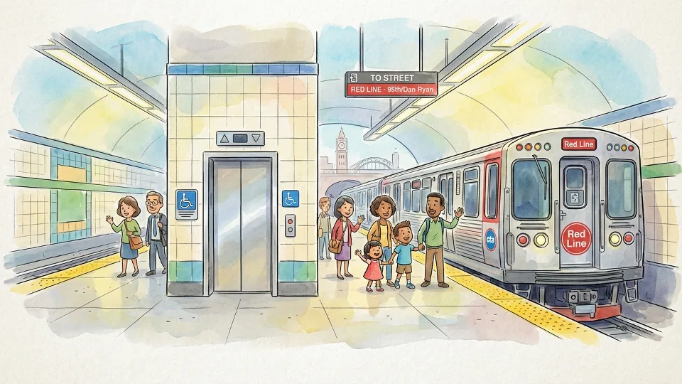 Chicago Red Line Elevators Down, CTA Updates Access Info
