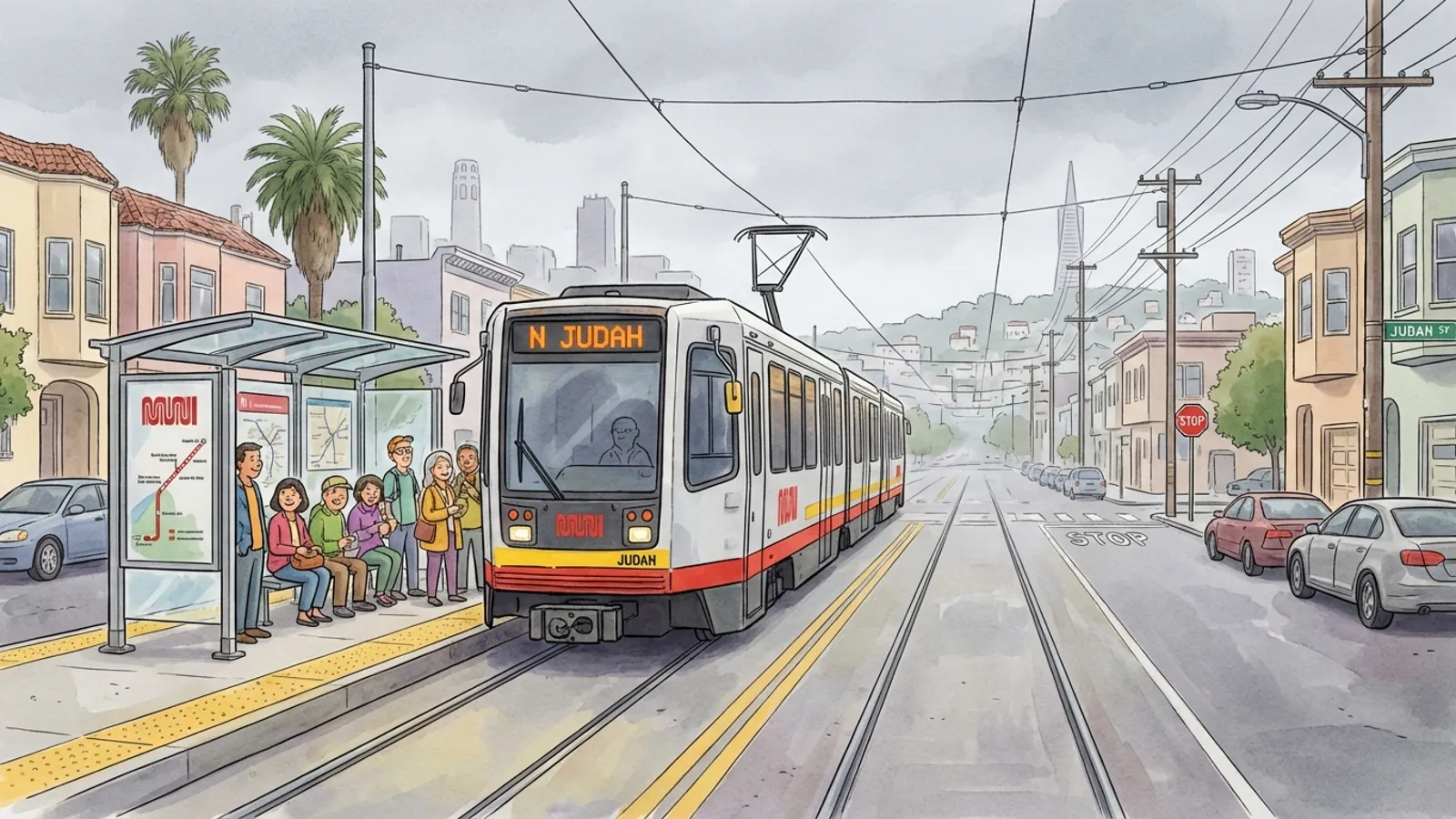 SF N Judah Responds to Medical Emergency, Service Resumes