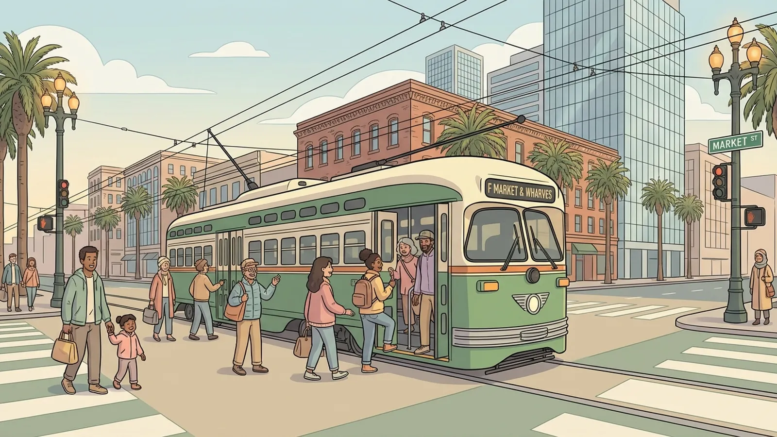 SF F Market Disrupted, Service Quickly Restored