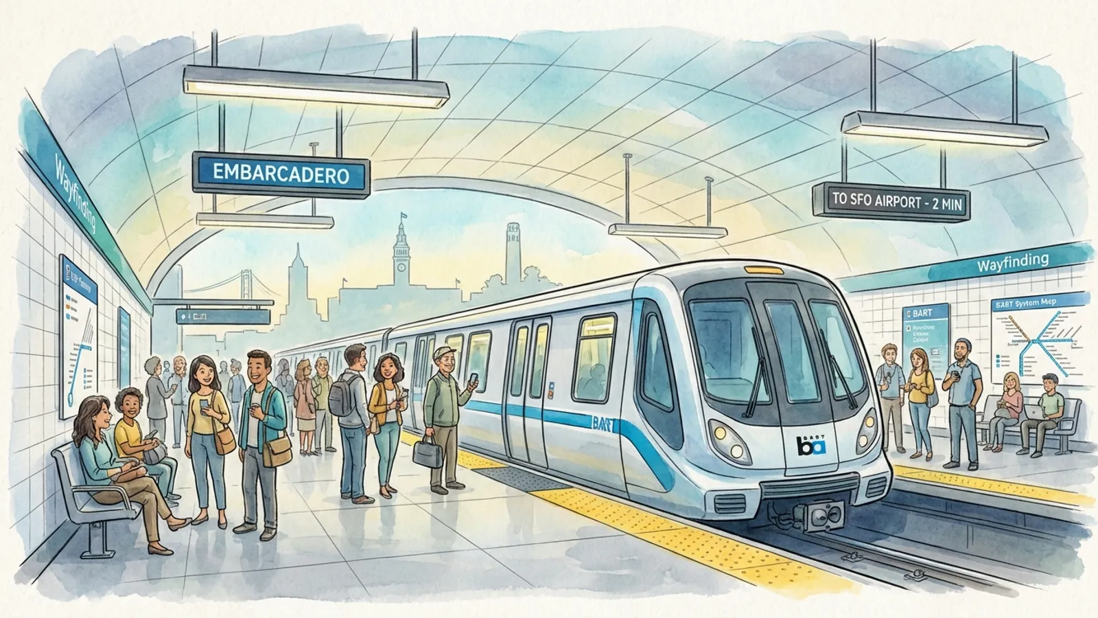 SF BART Adapts Service During 16th St Incident